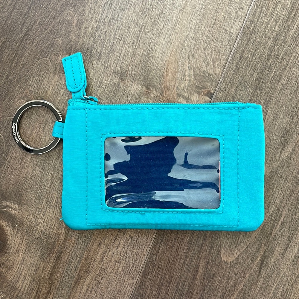 Vera Bradley keychain zip wallet